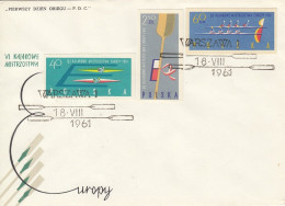 FDC POLAND 1254-1256 - FDC