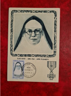 Carte 1961 MAXI   DRARIA ALGERIE  HEROS DE LA RESISTANCE MERE ELISABEYH ELISE RIVET - Sin Clasificación