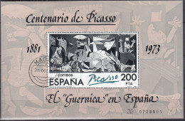 SPANIEN Block 23 II, Gestempelt, 100. Geburtstag Von Pablo Picasso 1981 - Blocks & Sheetlets & Panes