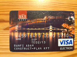 MKB Credit Card Hungary - Budapest - Geldkarten (Ablauf Min. 10 Jahre)