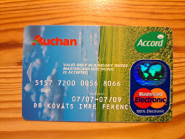 Accord Credit Card Hungary - Auchan - Cartes De Crédit (expiration Min. 10 Ans)