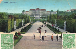 AUTRICHE - Wien - Vue Sur La Belvedere - Animé - Colorisé - Carte Postale Ancienne - Belvedere