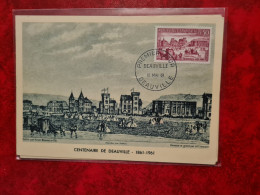 Carte 1961 MAXI   DEAUVILLE LE CENTENAIRE - Non Classés