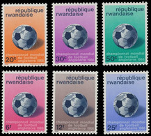 173/178** - Championnat Mondial De Football En Angletaire / Wereldkampioenschap Voetbal Engeland - RWANDA - Unused Stamps