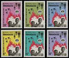 167/172** - Lutte Contre Les Armes Nucléaires / Strijd Tegen Kernwapens - RWANDA - Unused Stamps