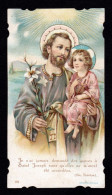 Santino/holycard: S. GIUSEPPE - E - PR - Cromolitografia - Mm. 60 X 110 - Godsdienst & Esoterisme