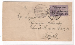 2513 ITALY ITALIA ITALIE IDROVOLANTE 1917 NAPOLI PALERMO AIR MAIL FLIGHT - Marcophilia (AirAirplanes)