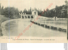 84.  PERTUIS . Bassin St-Christophe .  La Sortie Des Eaux . - Pertuis