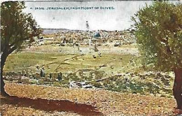 Israel * & Jerusalém From The Mount Of Olives, The London Society For Promoting Chisttianity Amongst The Jews (68760) - Holy Places