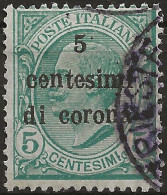 TRTT3U2,1919 Terre Redente - Trento E Trieste, Sassone Nr. 3, Francobollo Usato Per Posta °/ - Trento & Trieste