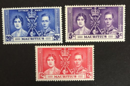 1937 - Mauritius - Coronation Of King George VII And Queen Elizabeth - Unused - Mauritius (...-1967)