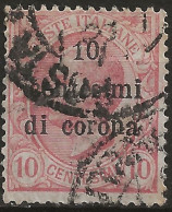 TRTT4U2,1919 Terre Redente - Trento E Trieste, Sassone Nr. 4, Francobollo Usato Per Posta °/ - Trento & Trieste