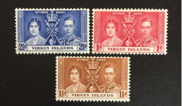 1937 - Virgin Islands - Coronation Of King George VII And Queen Elizabeth - Unused - British Virgin Islands