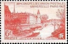 France - Yvert & Tellier N°782 - 12e Congrès De L'U.P.U, à Paris - La Cité - Neuf** NMH - Cote Catalogue 1,50€ - Neufs