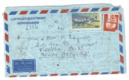 2516 Germany Deutschland ALLEMAGNE 1974 BERLIN TIERVLEI SOUTH AFRICA FRANKFURT AIR MAIL FLIGHT AIRPLANE CRASH ACCIDENT - Cartas & Documentos