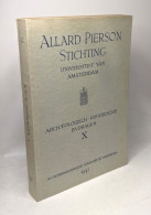 Archaeologisch - Historische Bydragen X Allard Pierson Stichting Uniersiteit Van Amsterdam - Archäologie