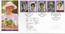 GREAT BRITAIN 1997 Princess Of Wales Commemoration FDC - 1991-2000 Em. Décimales
