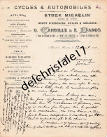 40 0230 MONT-de-MARSAN LANDES 1911 Cycles Automobiles G. CANDILLE & E. DANOS Gramophones Pl Hotel De Ville à LARAIGNEZ - Automobile