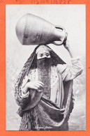 33802 / ⭐ Ethnic Egypte Femme Arabe Voilée Porteuse D'eau Jarre Tête 1910s EPHTIMIOS Freres Port-Saïd 55986 - Personnes