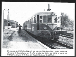 1981 -- ALLEMAGNE . AUTORAIL EN GARE DE NEUENBURG . 4A734 - Zonder Classificatie