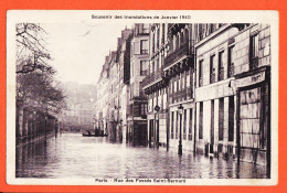 33994 / ⭐ PARIS Autographe Imprimé Henri De REGNIER Inondations 1910 Rue FOSSES BERNARD Cabinet Analyse BROMURE BREGER - Paris (17)