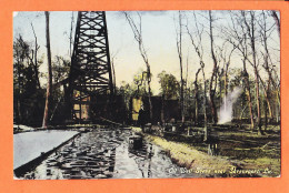 33652 / ⭐ ♥️  Rare LA - Louisiana Oil Well Scene Near SHREVEPORT Puits De Pétrole 1910s KRESS  - Shreveport