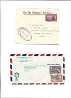 GREAT BRITAIN UNITED KINGDOM ENGLAND COLONIES - TRINIDAD & TOBAGO - POSTAL HISTORY LOT - Trinidad & Tobago (...-1961)