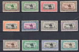 1927 - 41 Sudan Postage - Posta Aerea SG 49b/57d - MH* - Andere & Zonder Classificatie