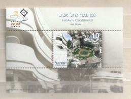 IL.- ISRAEL. BLOK 100 JARIG BESTAAN VAN TEL AVIV. 2008. - Unused Stamps (with Tabs)