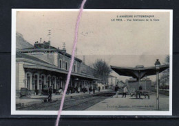 PHOTO FRANCE 07 ARDECHE LE TEIL LA GARE REPRO - Le Teil