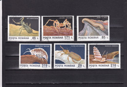 SA03 Romania 1993 Animals In Movile Grotto Used Stamps - Oblitérés