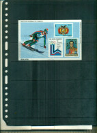 BOLIVIE J.O LAKE PLACID SKI 1 BF NEUF A  PARTIR DE 5 EUROS - Bolivie