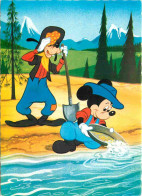 Disney - Mickey Et Dingo - Carte Walt Disney Productions De 1966 - Chercheurs D'or - CPM - Voir Scans Recto-Verso - Autres & Non Classés