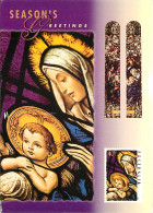 Australie - Australia - Vierge à L'enfant - Vitraux Religieux - Multivues - CPM - Voir Scans Recto-Verso - Autres & Non Classés