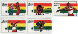 727633 HINGED GHANA 1989 24 JUEGOS OLIMPICOS VERANO SEUL 1988 - Ghana (1957-...)