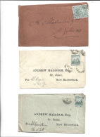 GREAT BRITAIN UNITED KINGDOM ENGLAND COLONIES - BARBADOS - POSTAL HISTORY LOT - Barbades (...-1966)