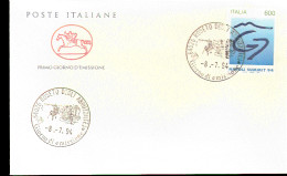 1994 BUSTA CON ANNULLO FDC XXII  Vertice Dei G7 A Napoli. - Otros & Sin Clasificación