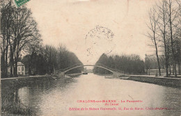 FRANCE - Châlons Sur Marne - La Passerelle Du Canal - Carte Postale Ancienne - Châlons-sur-Marne