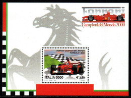 Italien 2001 - Mi.Nr. Block 28 - Postfrisch MNH - Sport Formel 1 Ferrari - Cars