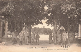 FRANCE - Belfort - Caserne Béchaud - J B Schmitt & Fils - Libraires - Belfort - Des Militaires - Carte Postale Ancienne - Belfort - City