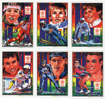 727637 HINGED GUINEA 1988 MEDALLISTAS DE LOS 15 JUEGOS OLIMPICOS DE INVIERNO. CALGARY 1988 - Guinee (1958-...)