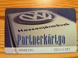 Volkswagen Club Card Hungary - Autres & Non Classés