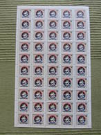Croatia 1992 Sheet Charity Stamp Cancer St. George Killing Dragon - Croatia