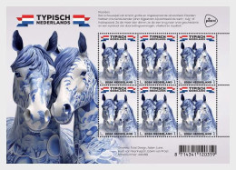 NETHERLANDS 2024 FAUNA Animals. Typically Dutch HORSES - Fine S/S MNH - Nuovi