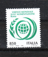 Italia   -  1996. Vertice Mondiale Sulla Alimentazione. World Food Summit.) MNH - Alimentación
