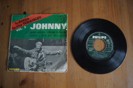 JOHNNY HALLYDAY  LES ROCKS LES PLUS TERRIBLES VOL 3 SP POCHETTE PAPIER 1964 VARIANTE - 45 Rpm - Maxi-Singles