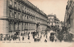 FRANCE - Paris - La Banque De France - Animé - Carte Postale Ancienne - Sonstige Sehenswürdigkeiten