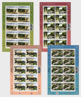 Malta 2024 Railway History Trains From 1883 To 1831 Set Of 4 Sheetlets MNH - Trains