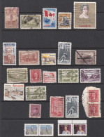 001143/ Canada 1930+ Used + Some MNH (23) - Colecciones