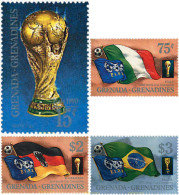 727647 HINGED GRANADA GRANADINAS 1989 COPA DEL MUNDO DE FUTBOL. MEXICO-86 - Grenade (1974-...)